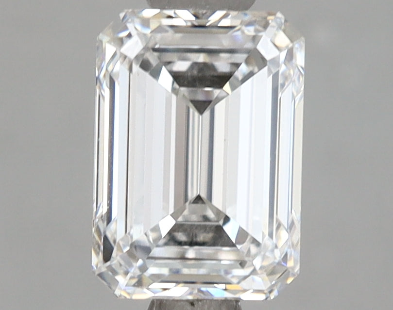 1.51 Carat Emerald Shaped, Ideal Cut, D Color, VVS1 Clarity, IGI Certified Lab Grown Diamond