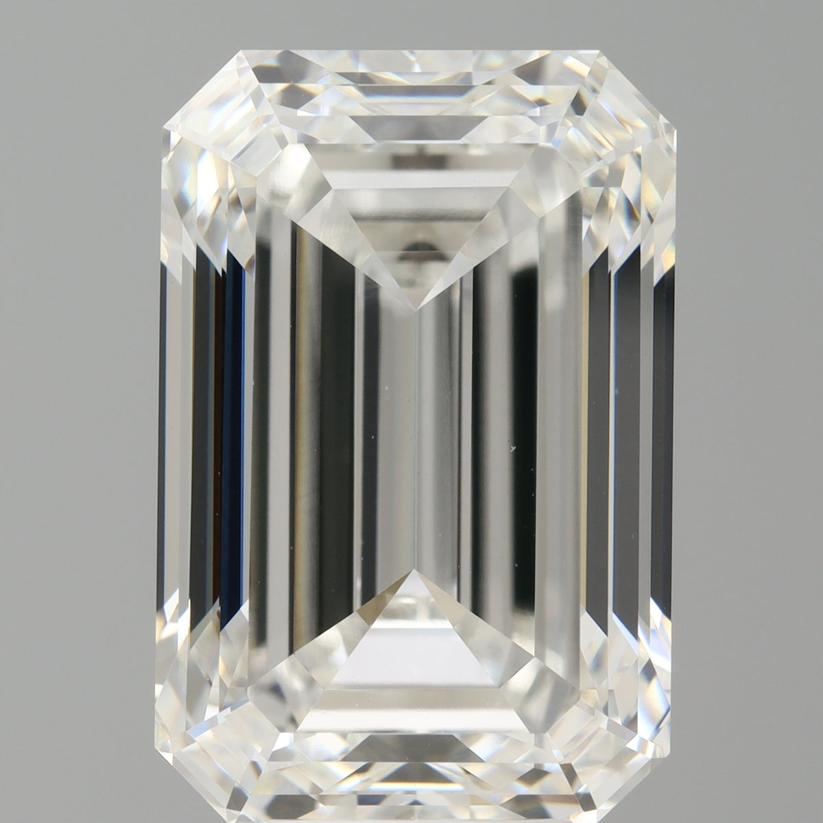 8.58 Carat Emerald Shaped, Ideal Cut, F Color, VVS2 Clarity, IGI Certified Lab Grown Diamond