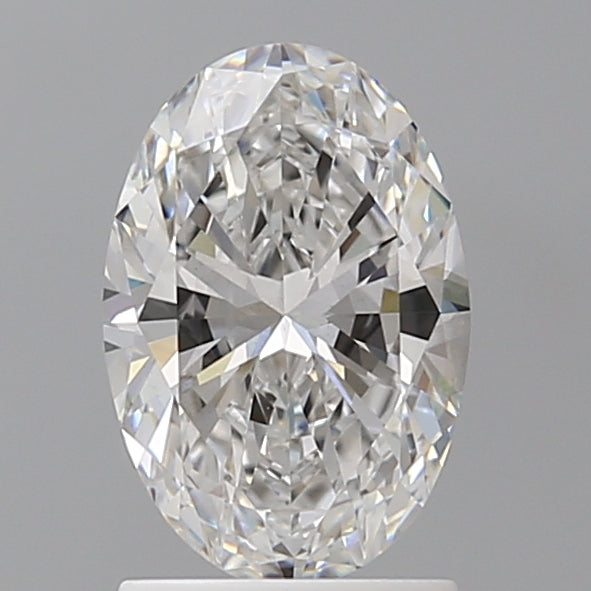 1.60 Carat Oval Shaped, Ideal Cut, E Color, VS1 Clarity, IGI Certified Lab Grown Diamond