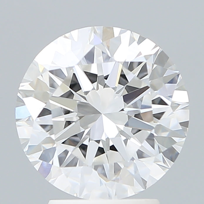 3.20 Carat Round Shaped, Excellent Cut, E Color, VVS2 Clarity, IGI Certified Lab Grown Diamond