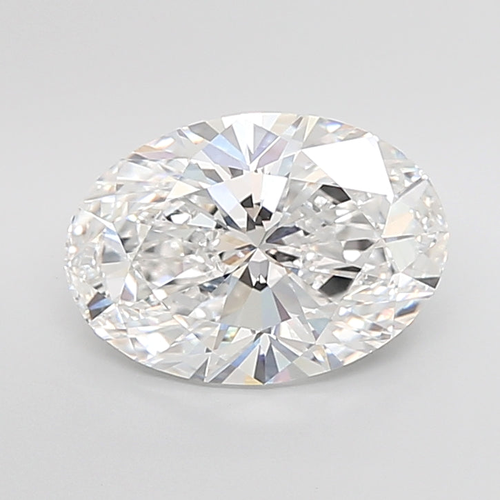 6.02 Carat Oval Shaped, Ideal Cut, E Color, VVS2 Clarity, IGI Certified Lab Grown Diamond