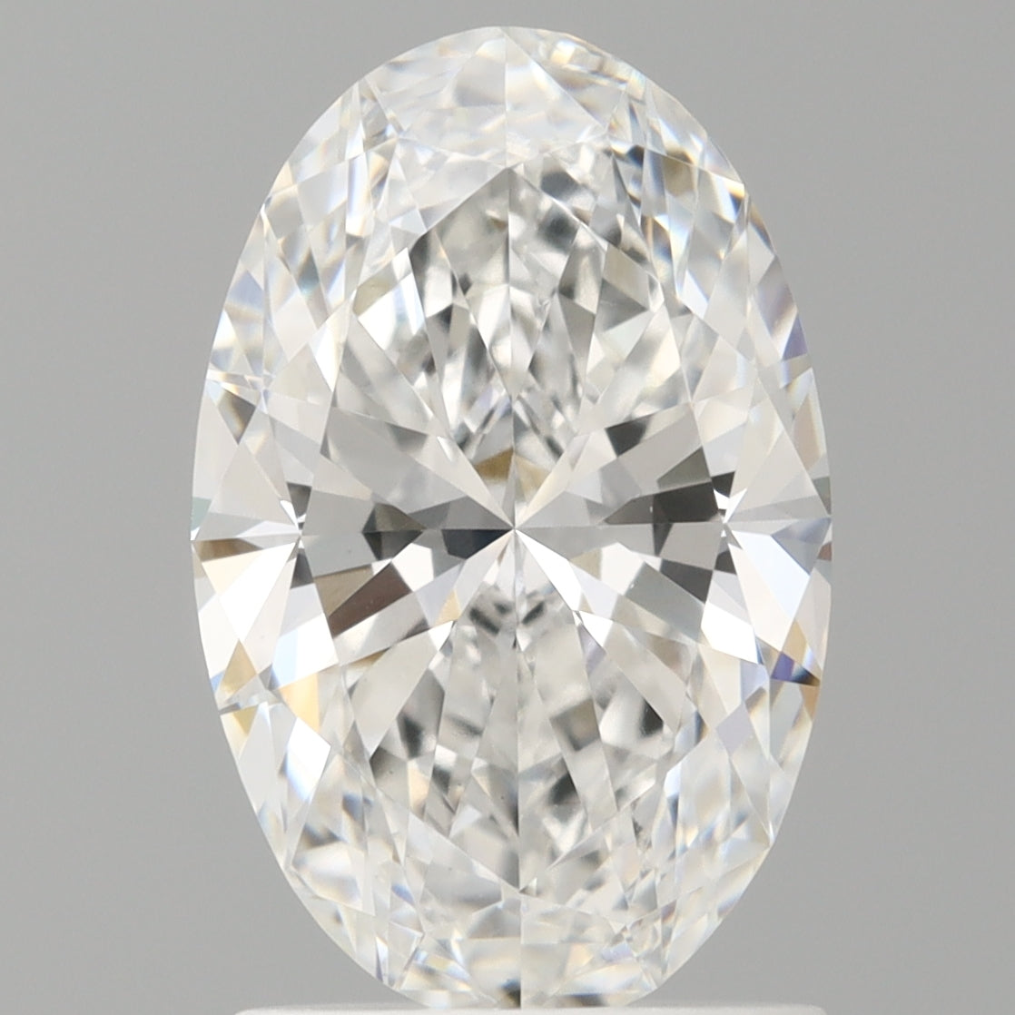 1.60 Carat Oval Shaped, Excellent Cut, D Color, VVS2 Clarity, IGI Certified Lab Grown Diamond