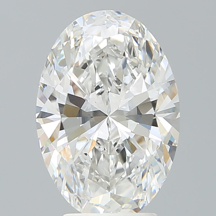 4.22 Carat Oval Shaped, Excellent Cut, E Color, VVS2 Clarity, IGI Certified Lab Grown Diamond