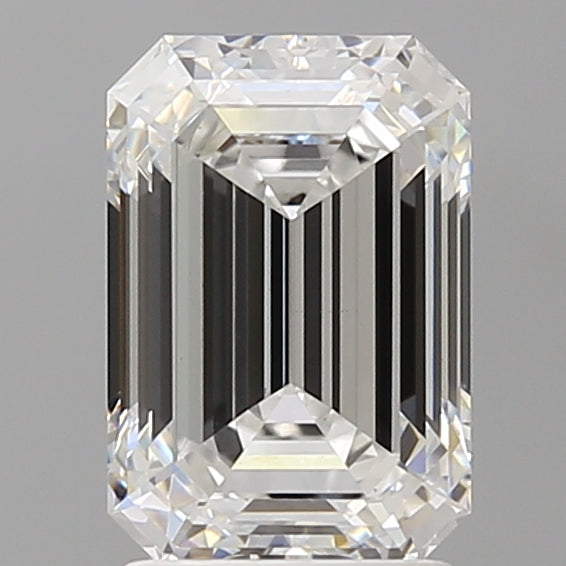 2.60 Carat Emerald Shaped, Ideal Cut, E Color, VVS2 Clarity, IGI Certified Lab Grown Diamond