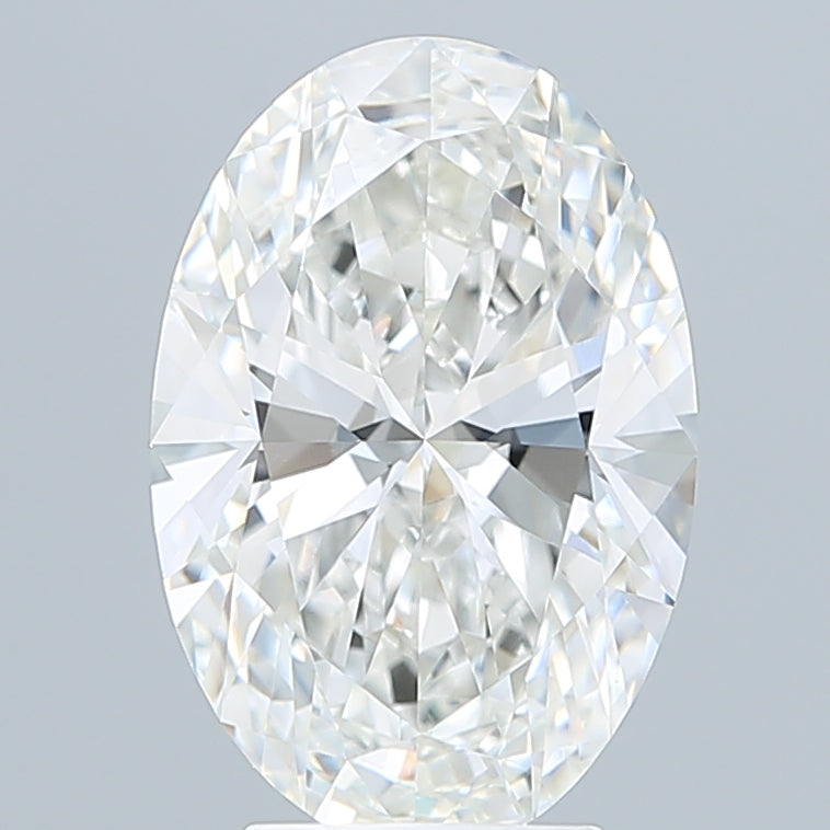4.10 Carat Oval Shaped, Ideal Cut, E Color, VVS1 Clarity, IGI Certified Lab Grown Diamond