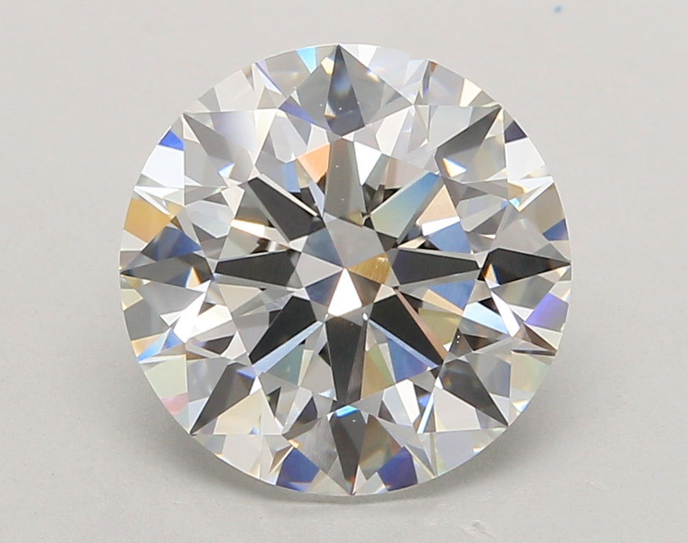 5.01 Carat Round Shaped, Ideal Cut, G Color, VVS2 Clarity, IGI Certified Lab Grown Diamond