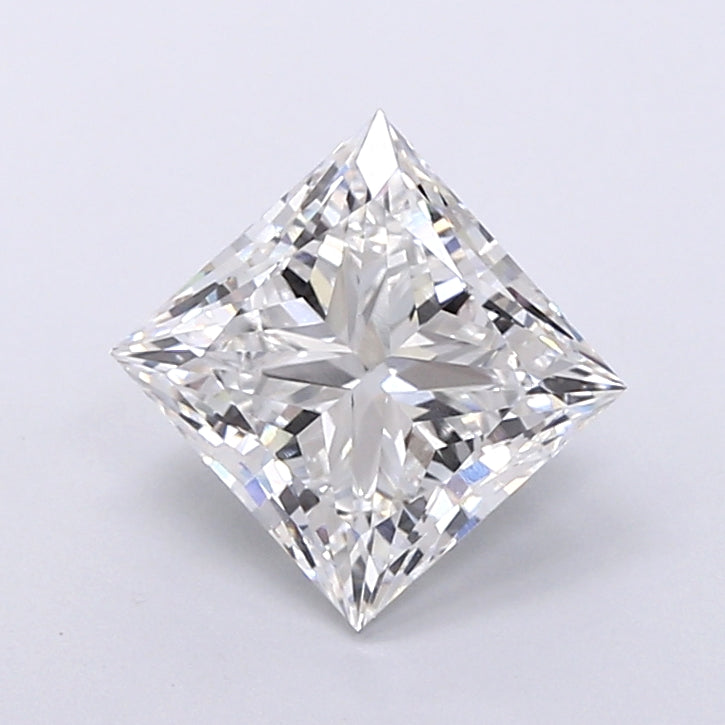 3.05 Carat Princess Shaped, Very Good Cut, E Color, VVS2 Clarity, IGI Certified Lab Grown Diamond