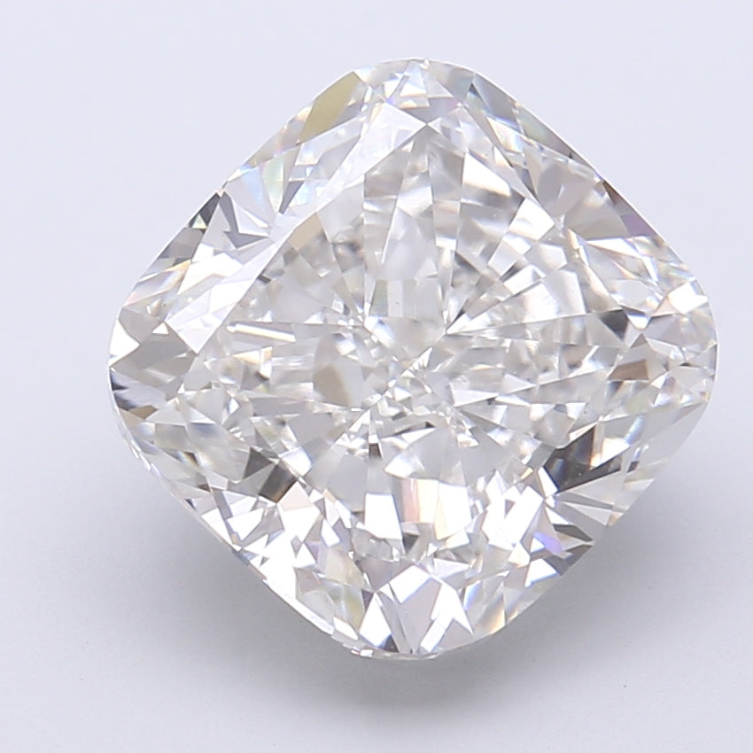 6.73 Carat Cushion Shaped, Very Good Cut, F Color, VVS2 Clarity, IGI Certified Lab Grown Diamond
