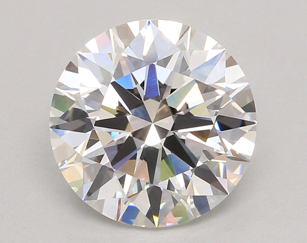 5.04 Carat Round Shaped, Ideal Cut, F Color, VVS2 Clarity, IGI Certified Lab Grown Diamond