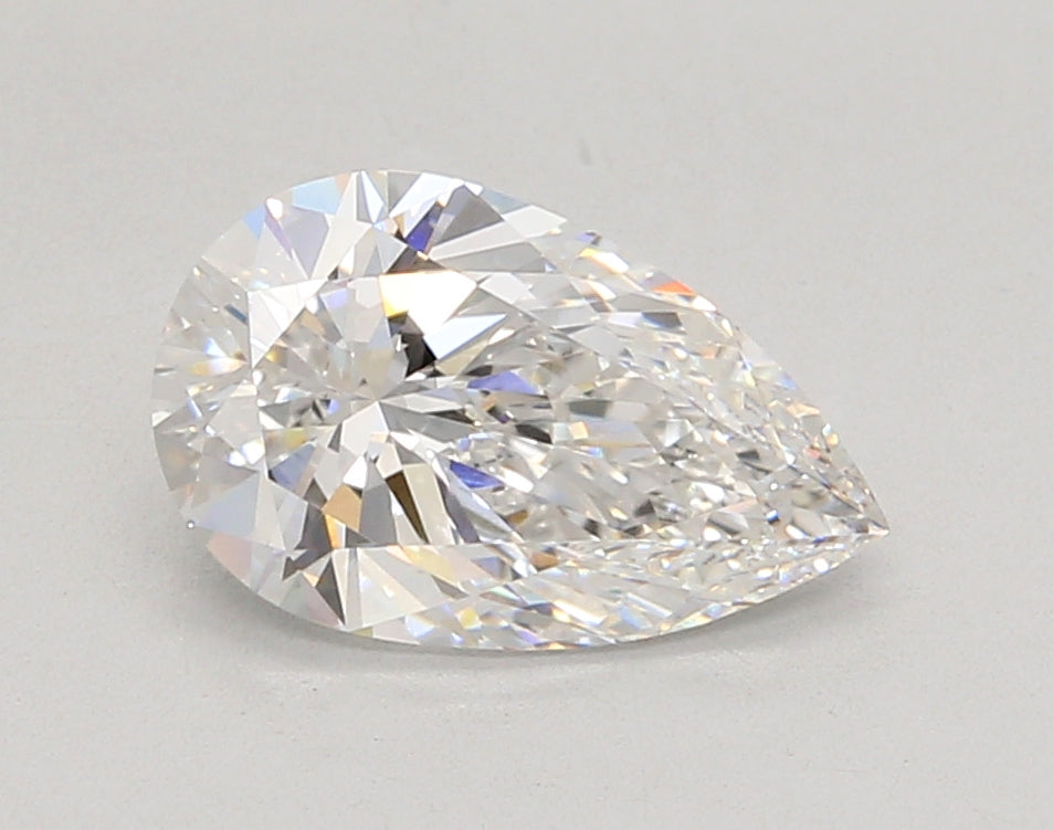 2.04 Carat Pear Shaped, Ideal Cut, E Color, VVS1 Clarity, IGI Certified Lab Grown Diamond