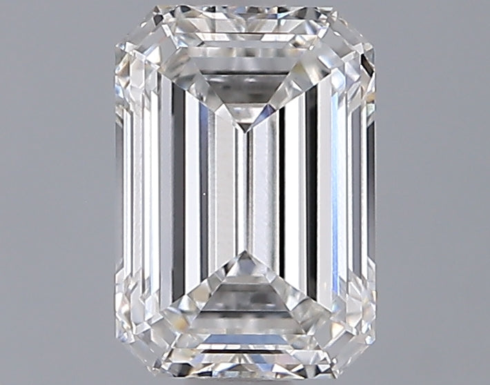 1.51 Carat Emerald Shaped, Ideal Cut, F Color, VVS2 Clarity, IGI Certified Lab Grown Diamond
