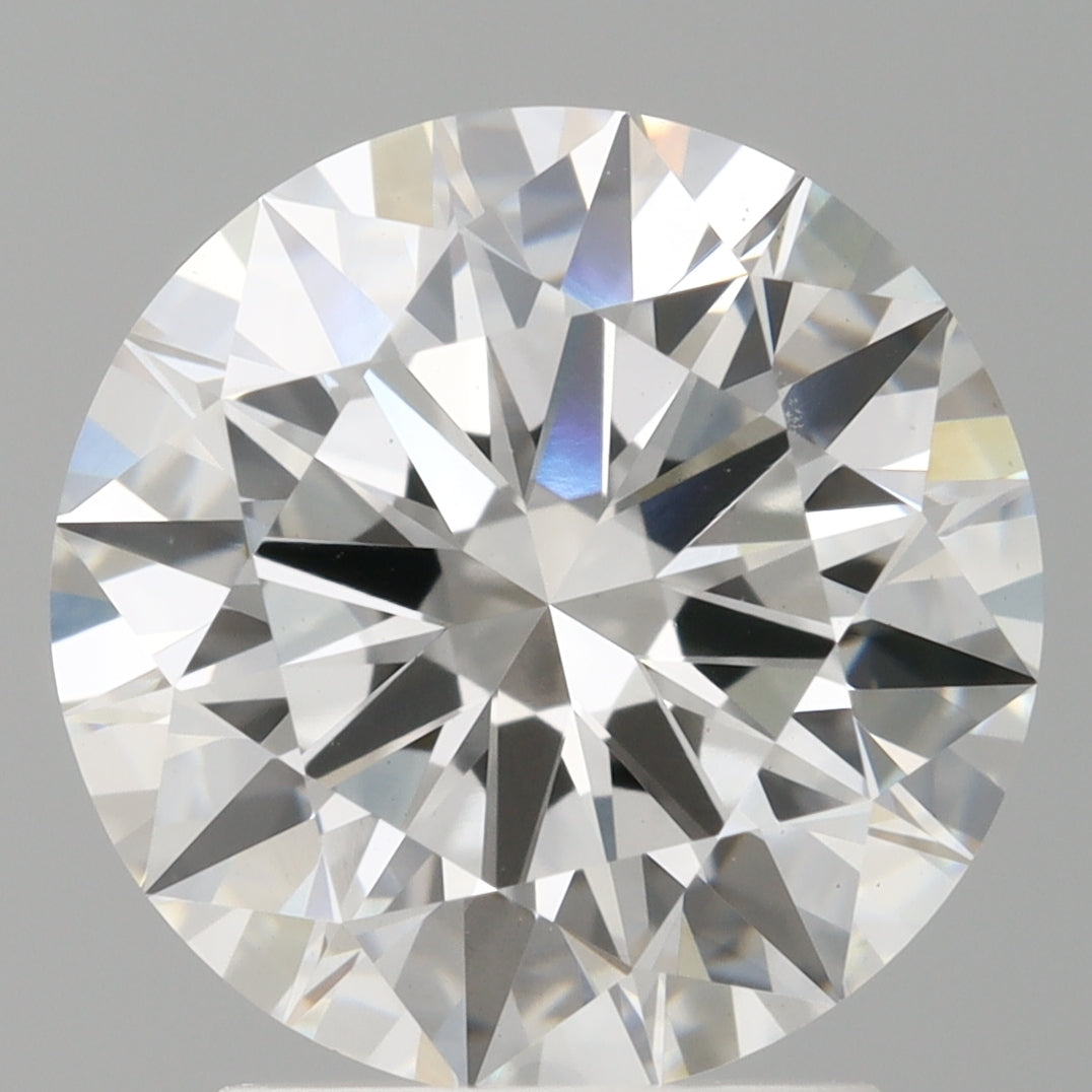 2.60 Carat Round Shaped, Ideal Cut, E Color, VVS2 Clarity, IGI Certified Lab Grown Diamond
