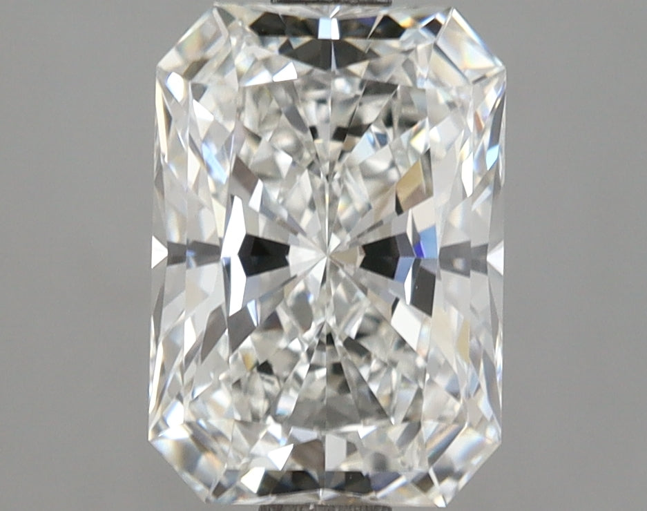 2.60 Carat Radiant Shaped, Ideal Cut, E Color, VVS2 Clarity, IGI Certified Lab Grown Diamond