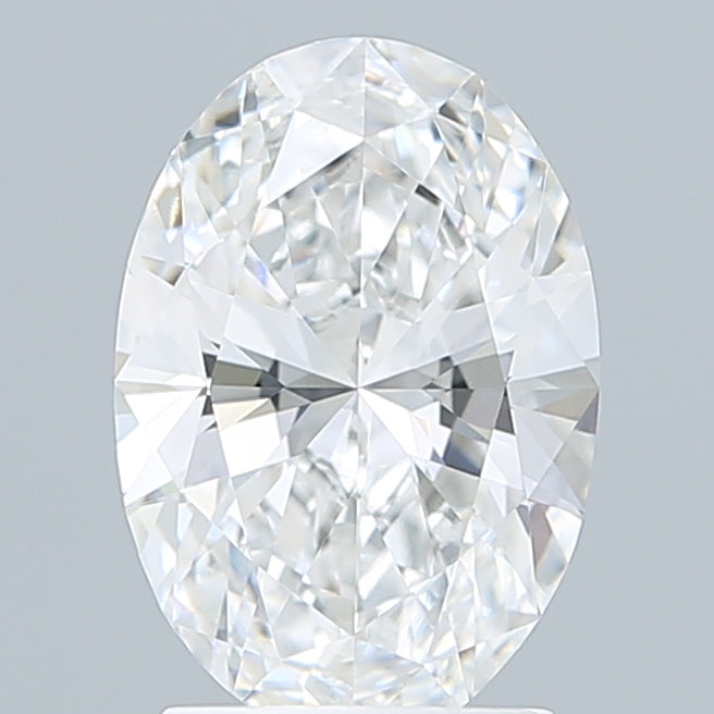 2.10 Carat Oval Shaped, Ideal Cut, E Color, VVS1 Clarity, IGI Certified Lab Grown Diamond