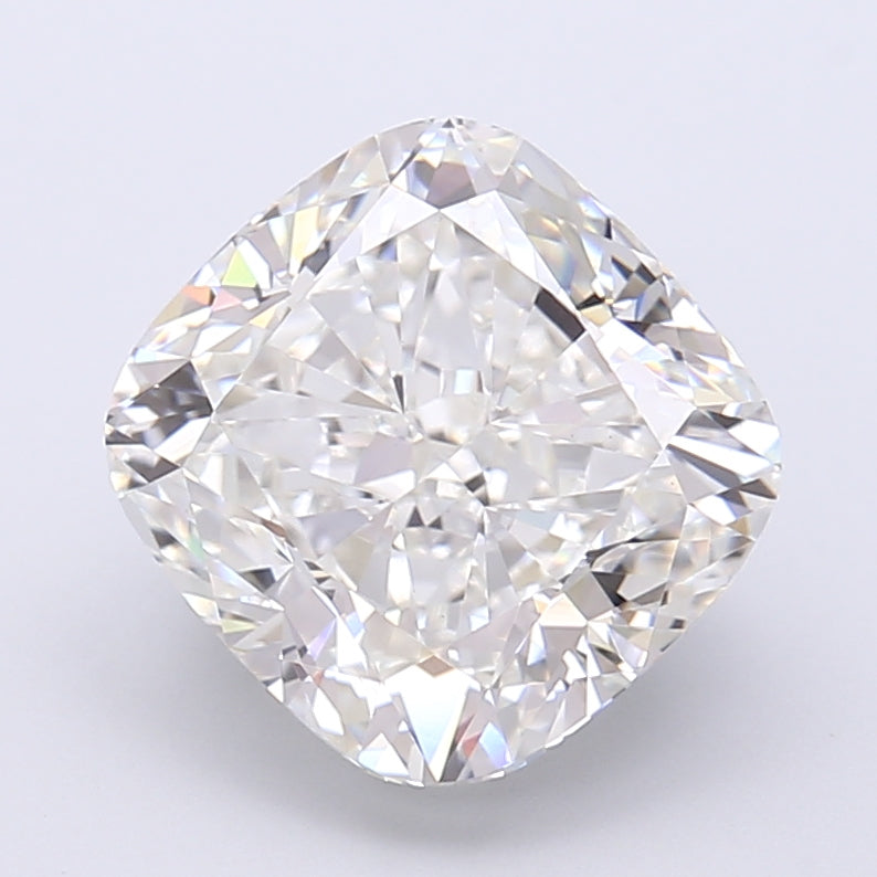 5.03 Carat Cushion Shaped, Very Good Cut, F Color, VVS2 Clarity, IGI Certified Lab Grown Diamond