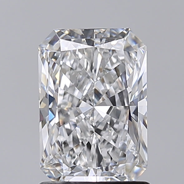 1.51 Carat Radiant Shaped, Excellent Cut, E Color, VS1 Clarity, IGI Certified Lab Grown Diamond