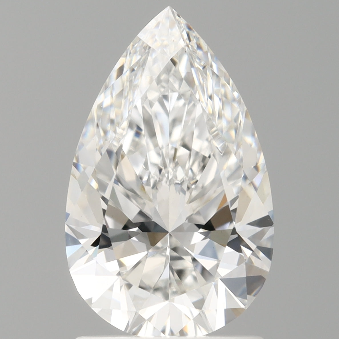 1.59 Carat Pear Shaped, Ideal Cut, E Color, VS1 Clarity, IGI Certified Lab Grown Diamond