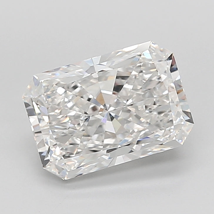 4.03 Carat Radiant Shaped, Excellent Cut, E Color, VVS2 Clarity, IGI Certified Lab Grown Diamond