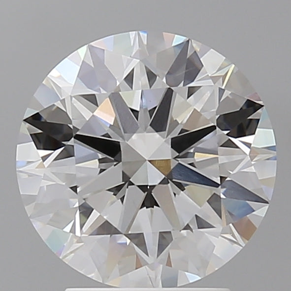 3.09 Carat Round Shaped, Ideal Cut, E Color, VVS2 Clarity, IGI Certified Lab Grown Diamond