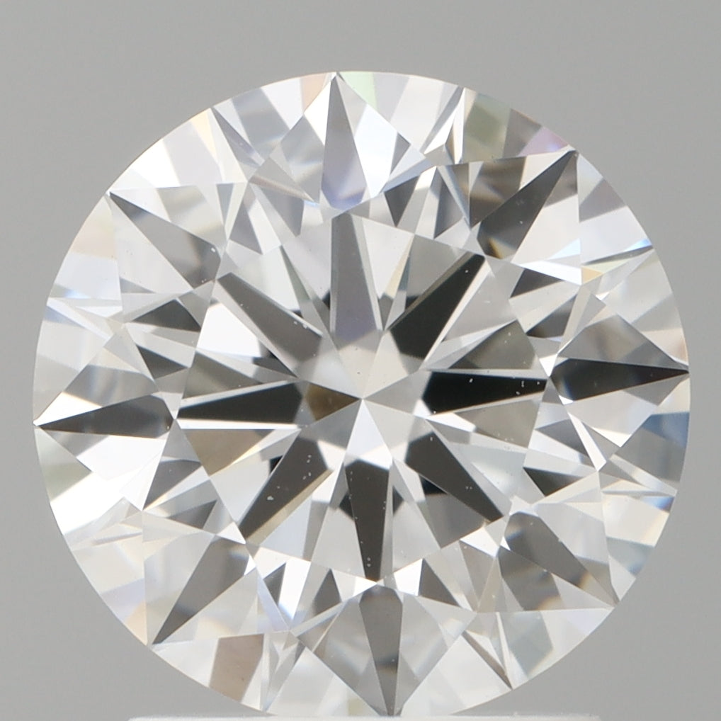 2.10 Carat Round Shaped, Ideal Cut, E Color, VS1 Clarity, IGI Certified Lab Grown Diamond