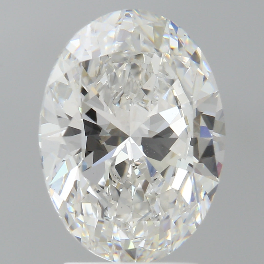 3.02 Carat Oval Shaped, Ideal Cut, E Color, VVS2 Clarity, IGI Certified Lab Grown Diamond