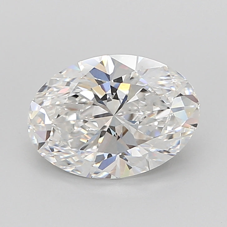 3.06 Carat Oval Shaped, Ideal Cut, E Color, VVS2 Clarity, IGI Certified Lab Grown Diamond