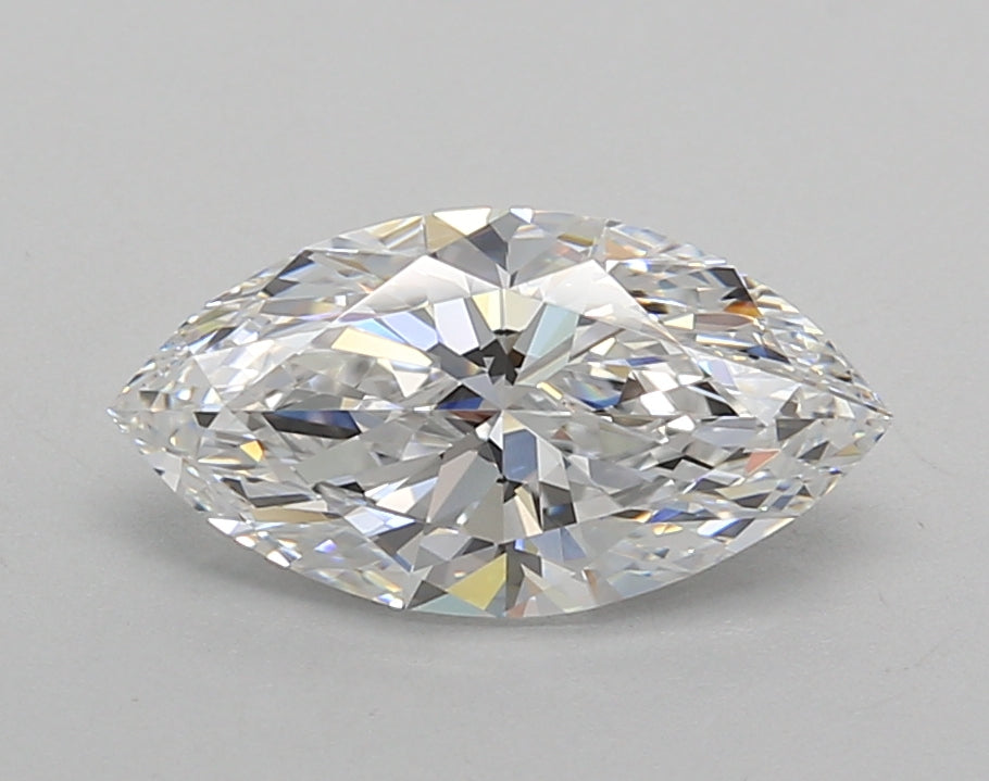 1.52 Carat Marquise Shaped, Excellent Cut, D Color, VVS2 Clarity, IGI Certified Lab Grown Diamond