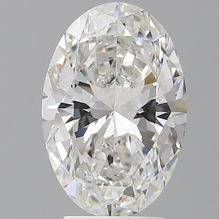 3.56 Carat Oval Shaped, Ideal Cut, F Color, VVS2 Clarity, IGI Certified Lab Grown Diamond