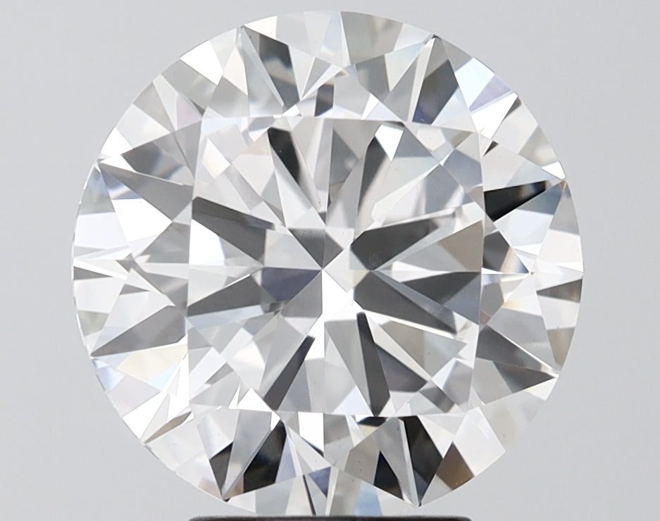 4.44 Carat Round Shaped, Excellent Cut, F Color, VS1 Clarity, IGI Certified Lab Grown Diamond