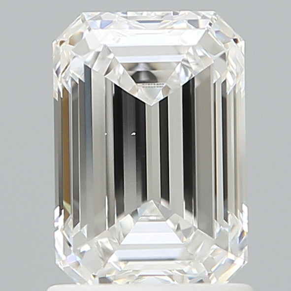 1.55 Carat Emerald Shaped, Ideal Cut, E Color, VS1 Clarity, IGI Certified Lab Grown Diamond