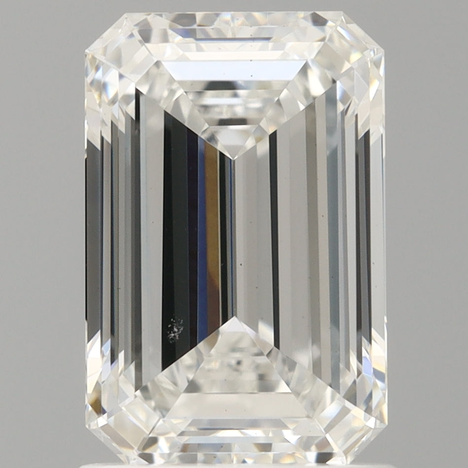 1.60 Carat Emerald Shaped, Ideal Cut, E Color, VS1 Clarity, IGI Certified Lab Grown Diamond