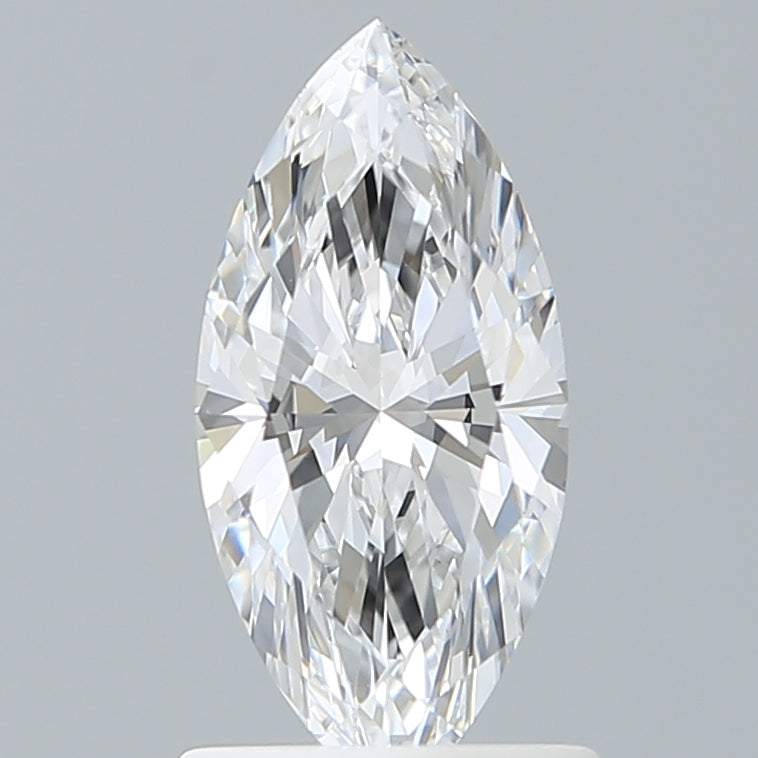 1.06 Carat Marquise Shaped, Ideal Cut, D Color, VVS2 Clarity, IGI Certified Lab Grown Diamond