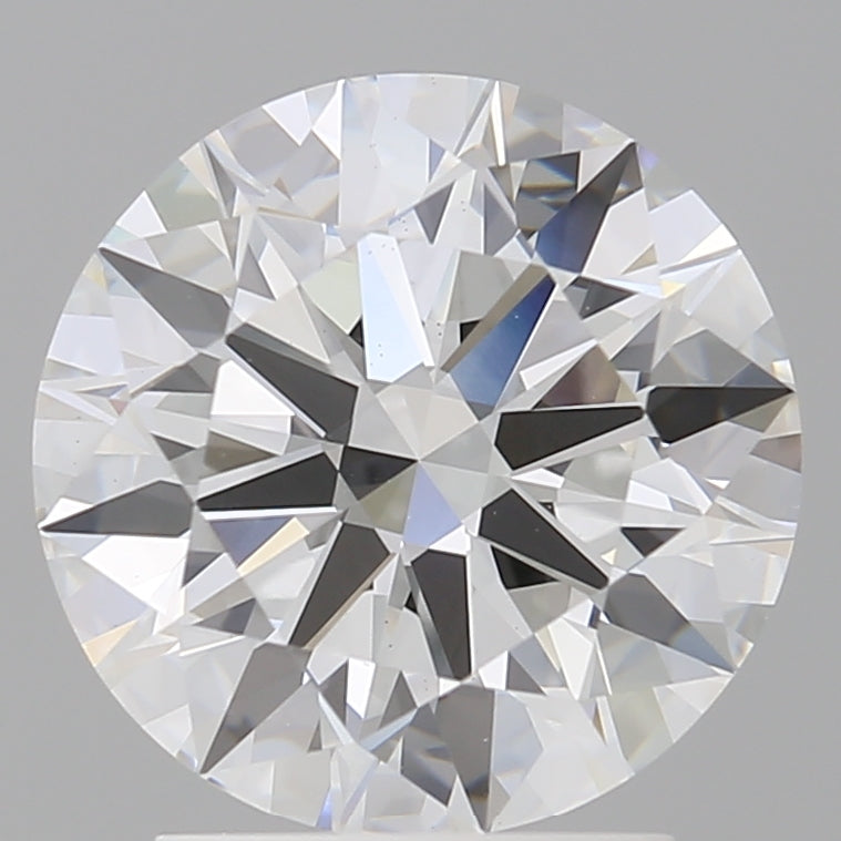 2.60 Carat Round Shaped, Ideal Cut, E Color, VVS2 Clarity, IGI Certified Lab Grown Diamond