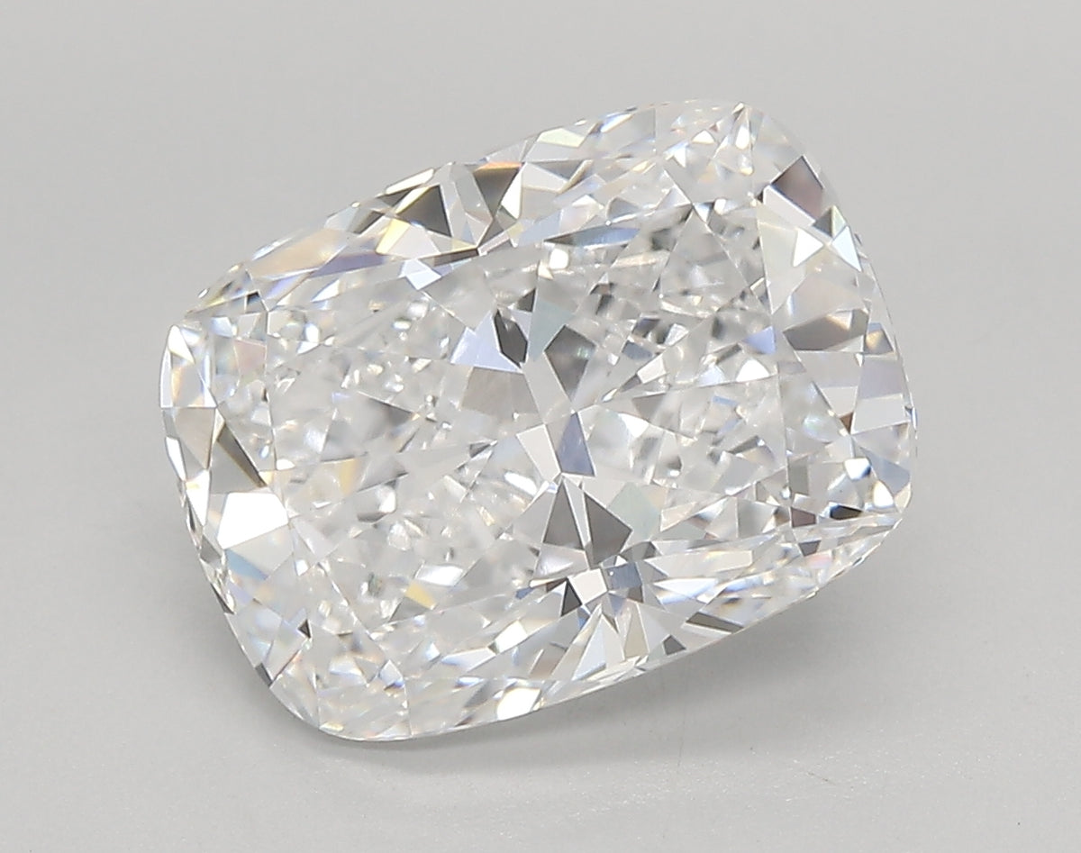 4.40 Carat Cushion Shaped, Very Good Cut, D Color, VVS1 Clarity, IGI Certified Lab Grown Diamond