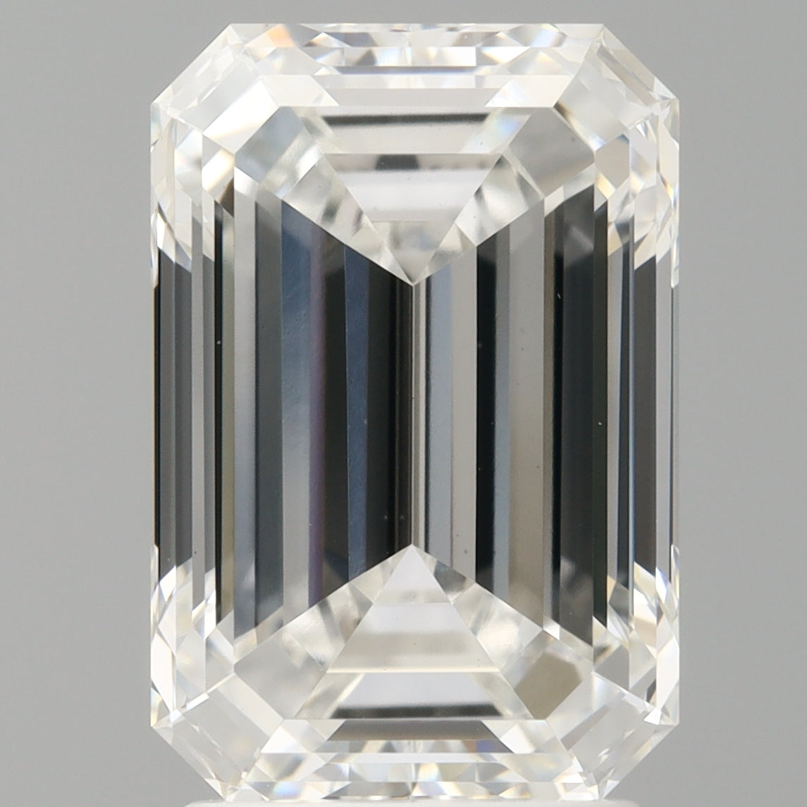 3.09 Carat Emerald Shaped, Ideal Cut, E Color, VVS2 Clarity, IGI Certified Lab Grown Diamond