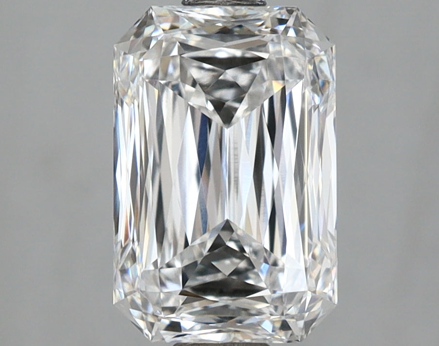 2.40 Carat Radiant Shaped, Ideal Cut, D Color, VVS1 Clarity, IGI Certified Lab Grown Diamond