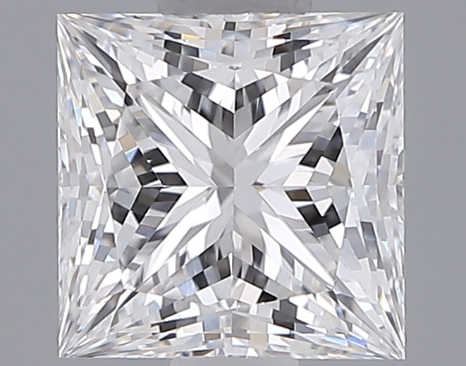1.03 Carat Princess Shaped, Ideal Cut, E Color, VVS1 Clarity, IGI Certified Lab Grown Diamond