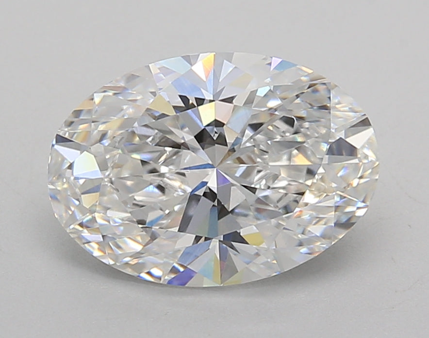 2.52 Carat Oval Shaped, Excellent Cut, D Color, VVS2 Clarity, IGI Certified Lab Grown Diamond