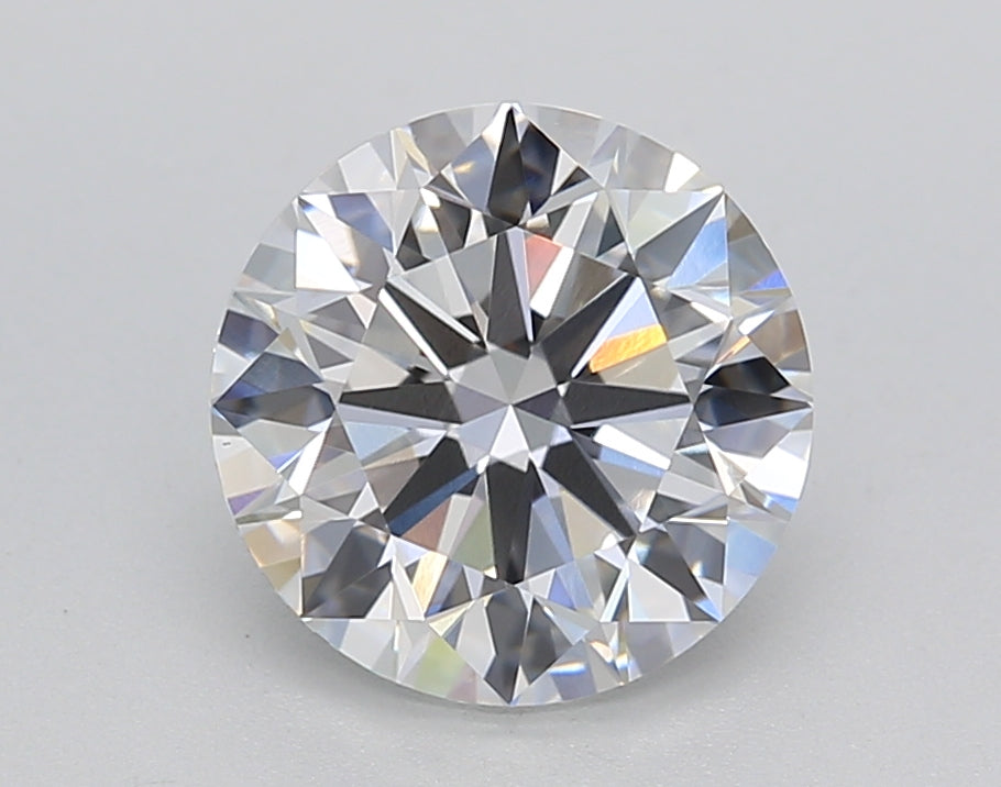 2.21 Carat Round Shaped, Excellent Cut, E Color, VS1 Clarity, GIA Certified Lab Grown Diamond
