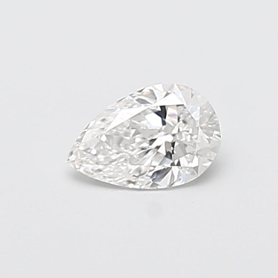 0.44 Carat Pear Shaped, Very Good Cut, D Color, VVS2 Clarity, IGI Certified Lab Grown Diamond