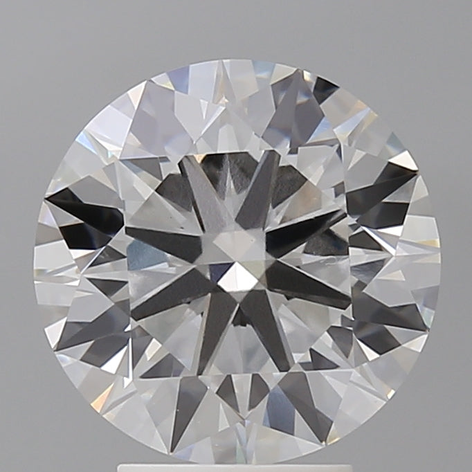 4.02 Carat Round Shaped, Ideal Cut, E Color, VVS2 Clarity, IGI Certified Lab Grown Diamond