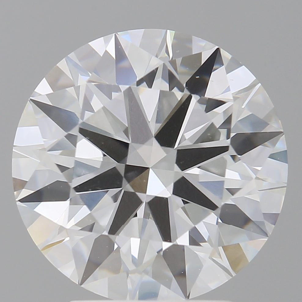 3.59 Carat Round Shaped, Ideal Cut, E Color, VVS2 Clarity, IGI Certified Lab Grown Diamond