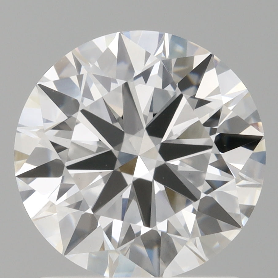 1.52 Carat Round Shaped, Ideal Cut, D Color, VVS2 Clarity, IGI Certified Lab Grown Diamond