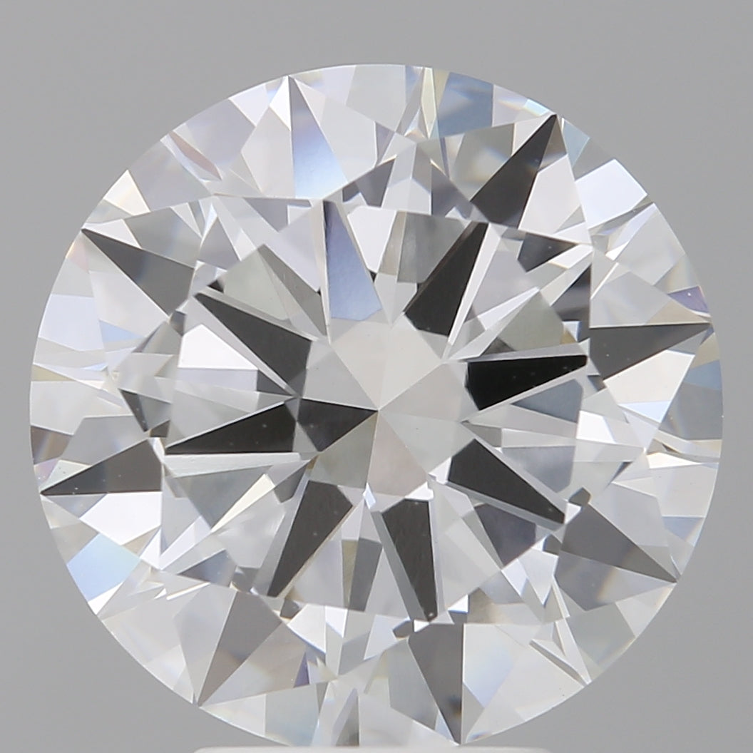 5.44 Carat Round Shaped, Excellent Cut, E Color, VVS2 Clarity, IGI Certified Lab Grown Diamond