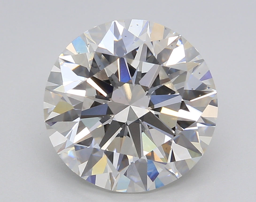 5.61 Carat Round Shaped, Ideal Cut, G Color, VS2 Clarity, IGI Certified Lab Grown Diamond