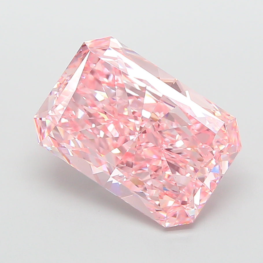 8.05 Carat Radiant Shaped, Very Good Cut, VS1 Clarity, IGI Certified Lab Grown Diamond