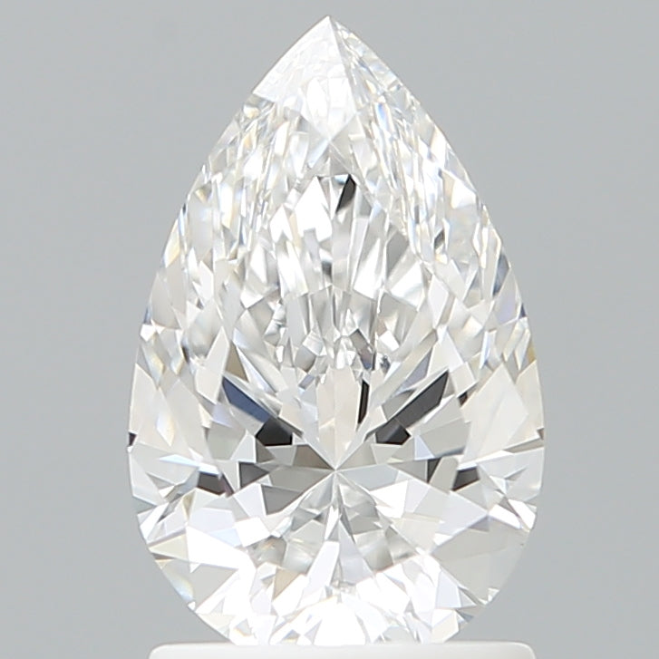 1.56 Carat Pear Shaped, Ideal Cut, E Color, VVS2 Clarity, IGI Certified Lab Grown Diamond