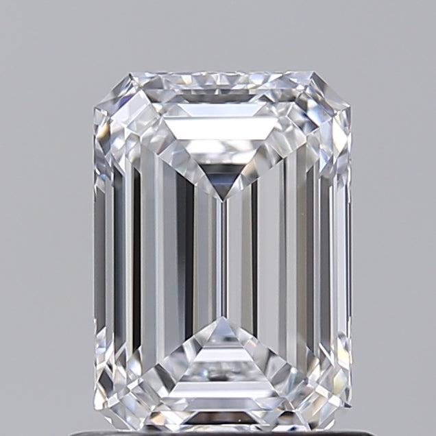 1.02 Carat Emerald Shaped, Very Good Cut, D Color, VVS2 Clarity, IGI Certified Lab Grown Diamond