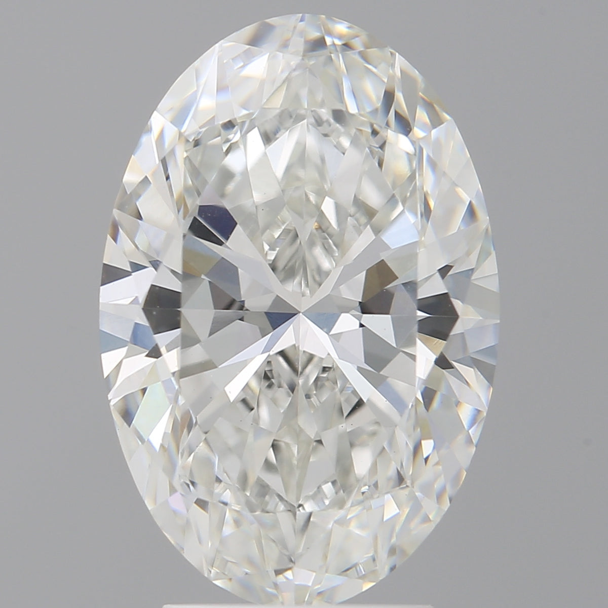 4.05 Carat Oval Shaped, Ideal Cut, F Color, VVS2 Clarity, IGI Certified Lab Grown Diamond