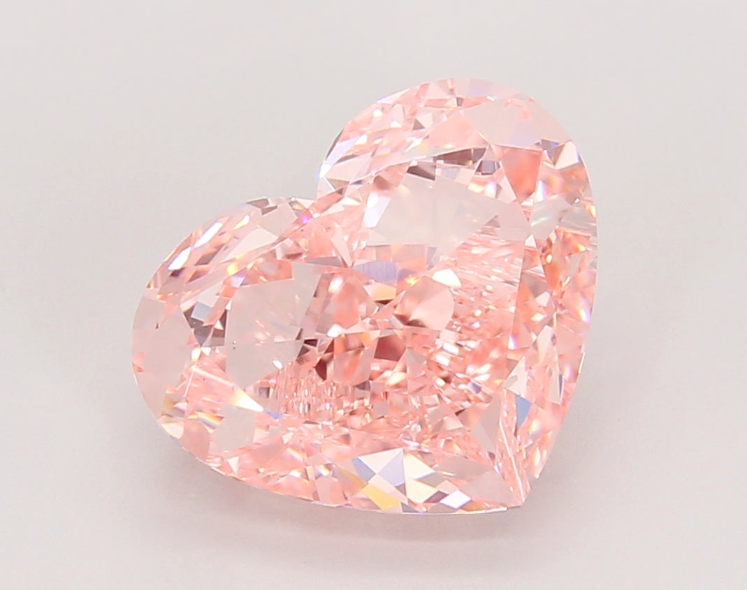 5.55 Carat Heart Shaped, Very Good Cut, VS1 Clarity, IGI Certified Lab Grown Diamond